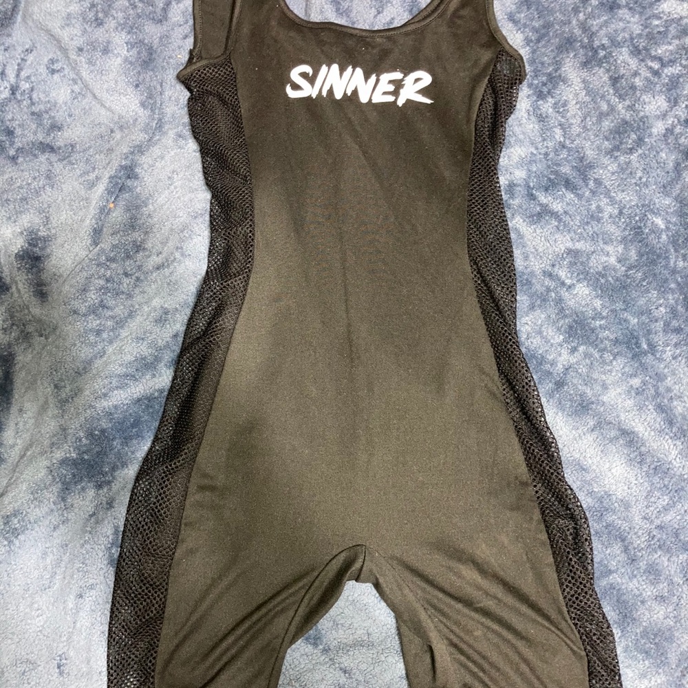 Fashion nova romper mesh sides